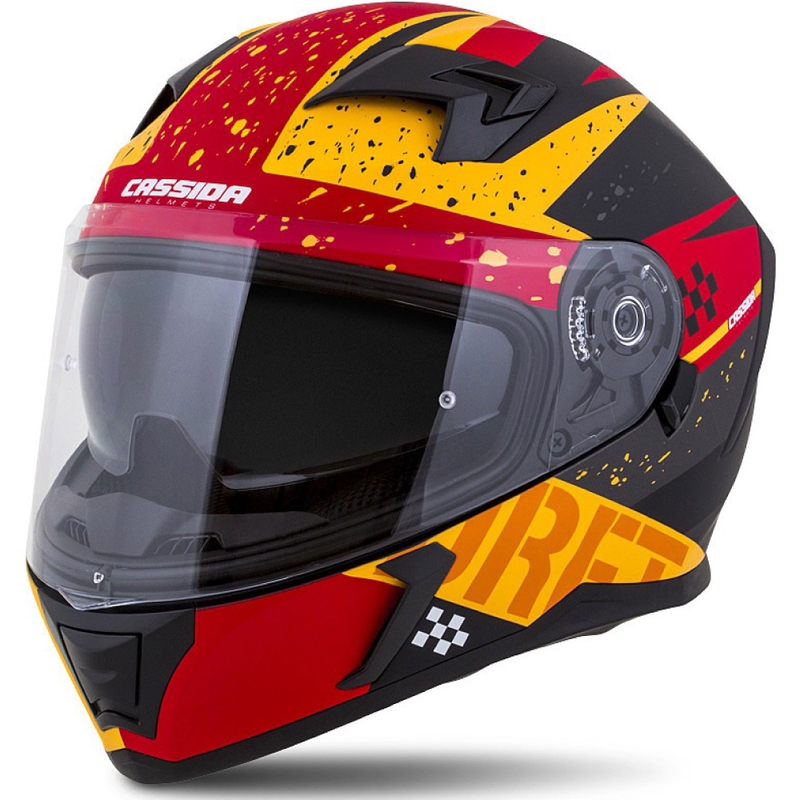 Integrálna prilba na motocykel Cassida Integral 3.0 DRFT oranžovo-fluo červená