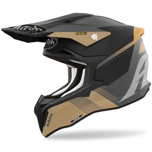 Motokrosová prilba Airoh Strycker Blazer zlatá matná výpredaj