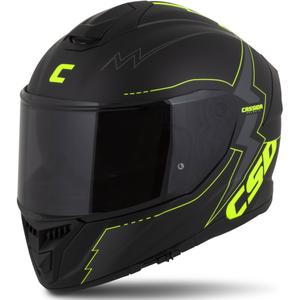 Integrálna prilba na motocykel Cassida Integral GT 2.1 Flash čierno-fluorescenčno žlto-sivá