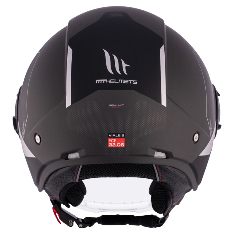 Otvorená prilba na motocykel MT Viale SV S 68 Unit D2 čierno-šedá výpredaj