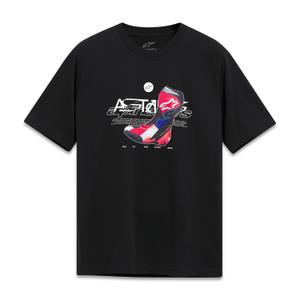 Tričko Alpinestars R Boot CSF čierne