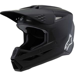 Detská motokrosová prilba Alpinestars S-M3 SOLID čierna matná 2025