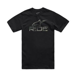 Tričko Alpinestars Ride 4.0 Camo CSF ​​čierne