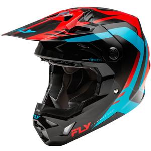 Motokrosová prilba FLY Racing Formula CP červeno-čierno-modrá