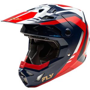 Motokrosová prilba FLY Racing Formula CP červeno-bielo-modrá