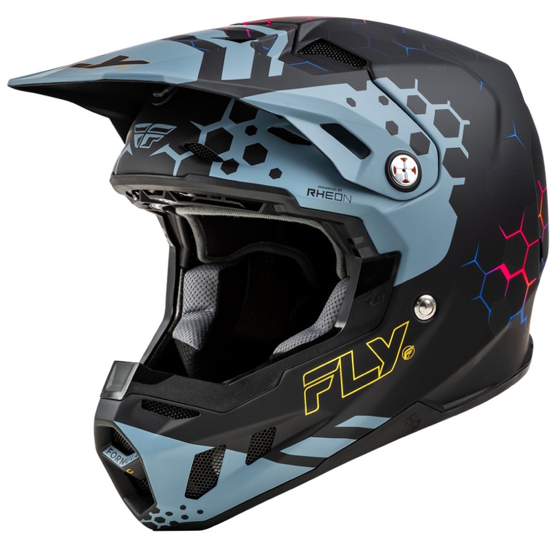 Motokrosová prilba FLY Racing Formula CC Tektonic čierno-sivá