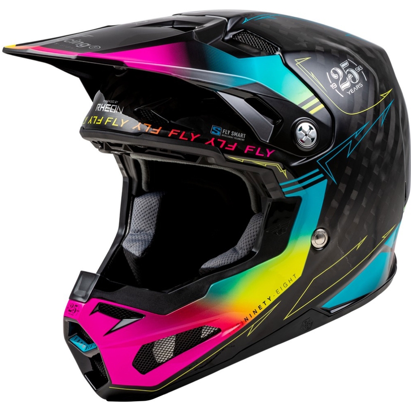 Motokrosová prilba FLY Racing Formula S čierno-modrá