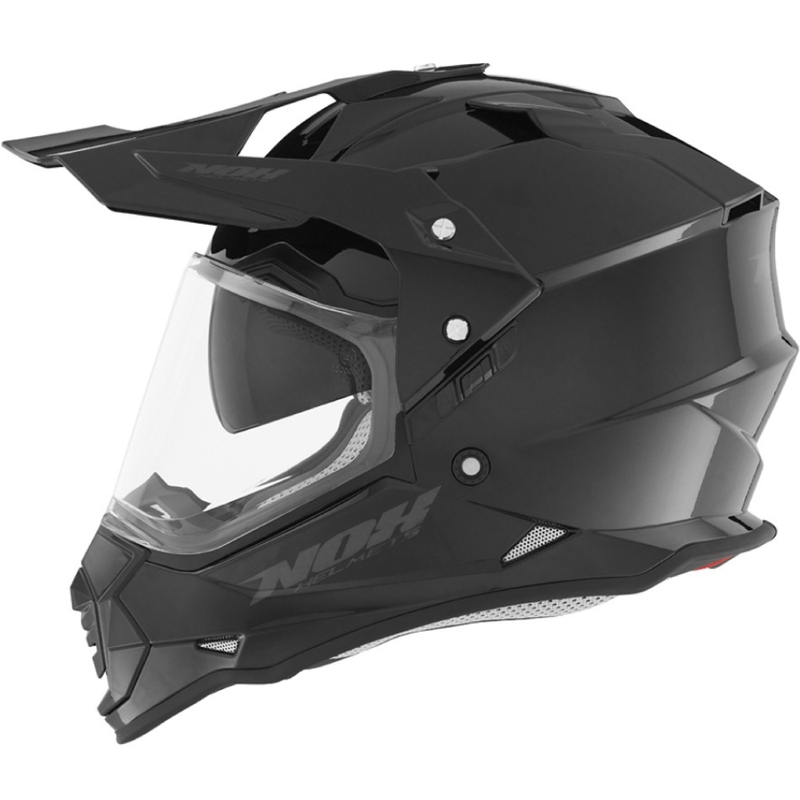 Enduro prilba NOX N312  čierna lesklá