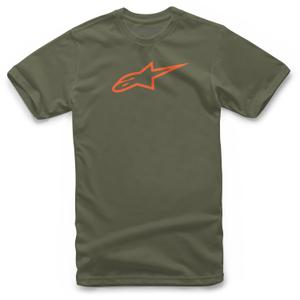 Tričko Alpinestars Ageless Tee zeleno-oranžové