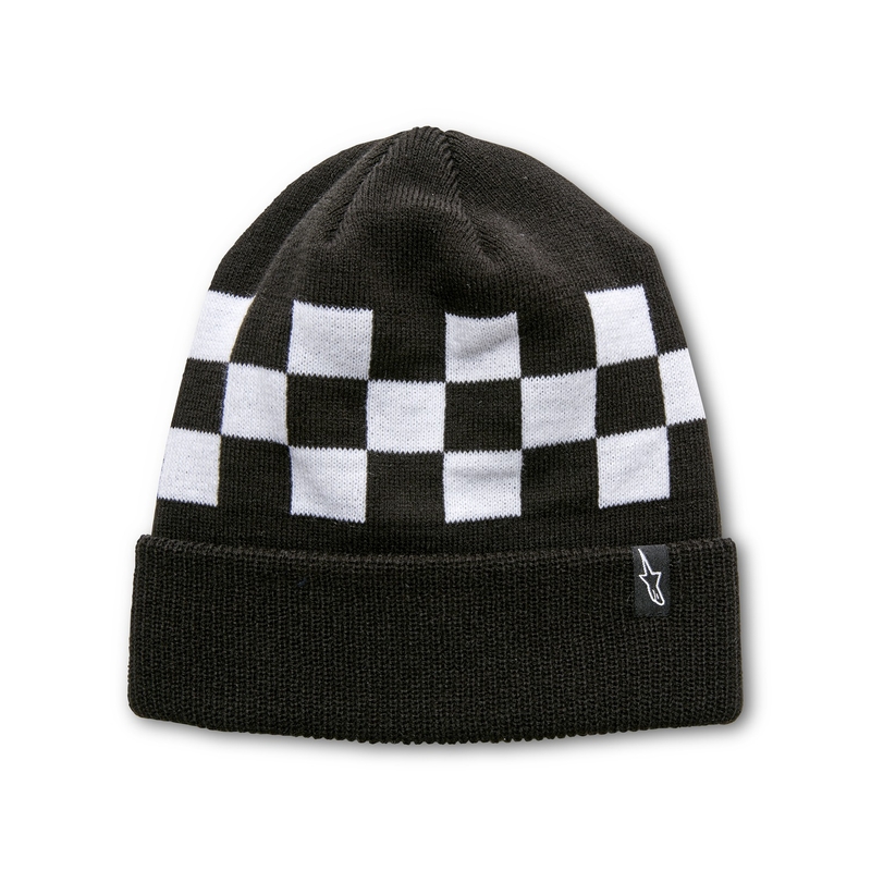 Čiapka Alpinestars Checked Beanie čierno-biela
