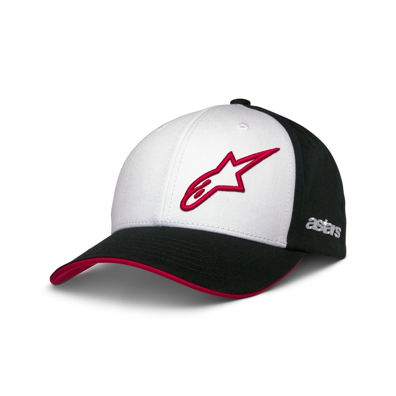 Šiltovka Alpinestars Sessionized Snapback bielo-čierno-červená