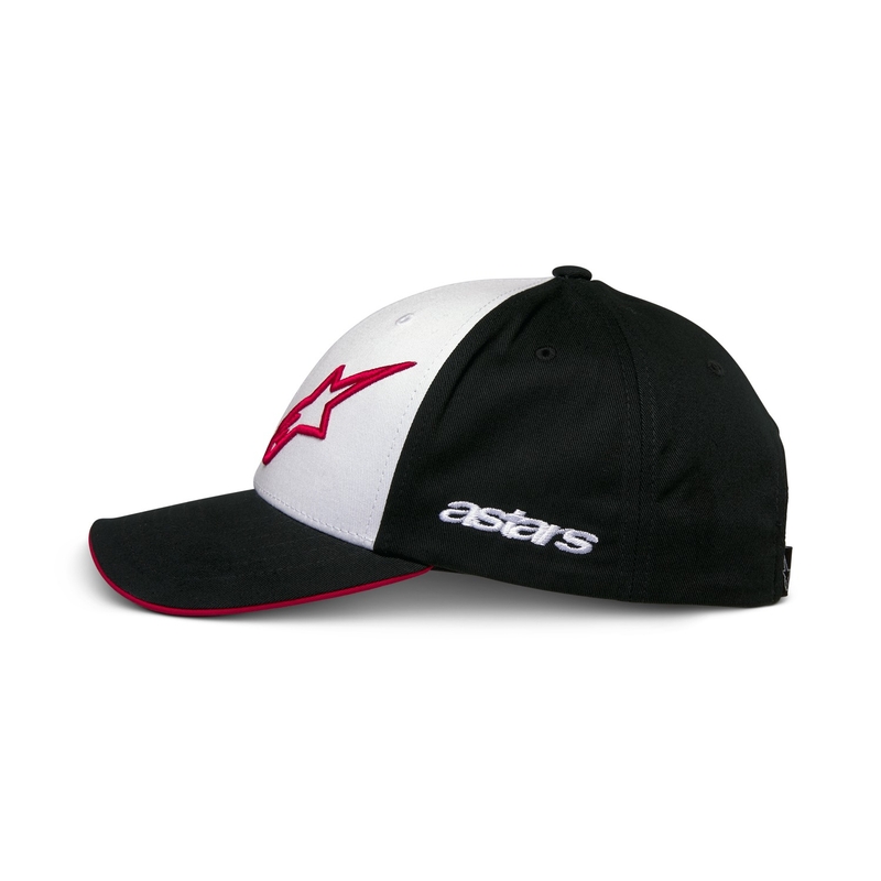 Šiltovka Alpinestars Sessionized Snapback bielo-čierno-červená