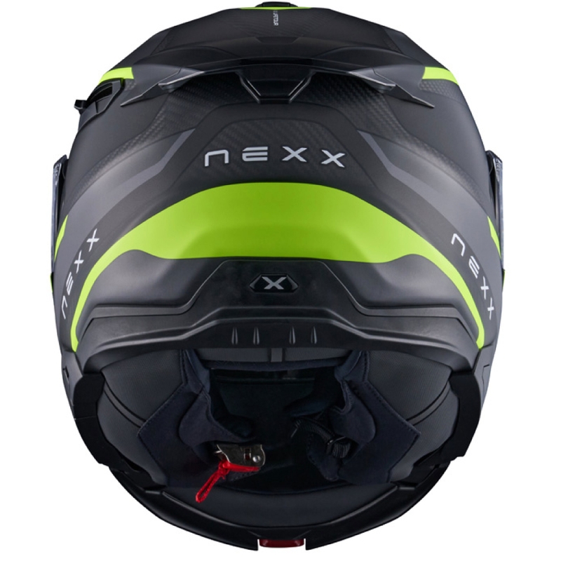 Vyklápacia helma na motorku Nexx X.Lifetour PRO Mile matná šedo-fluo žltá