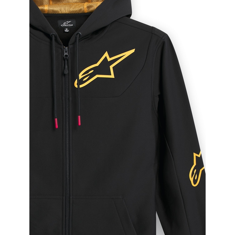 Mikina Alpinestars Sessions 3 Hoodie čierno-zlatá