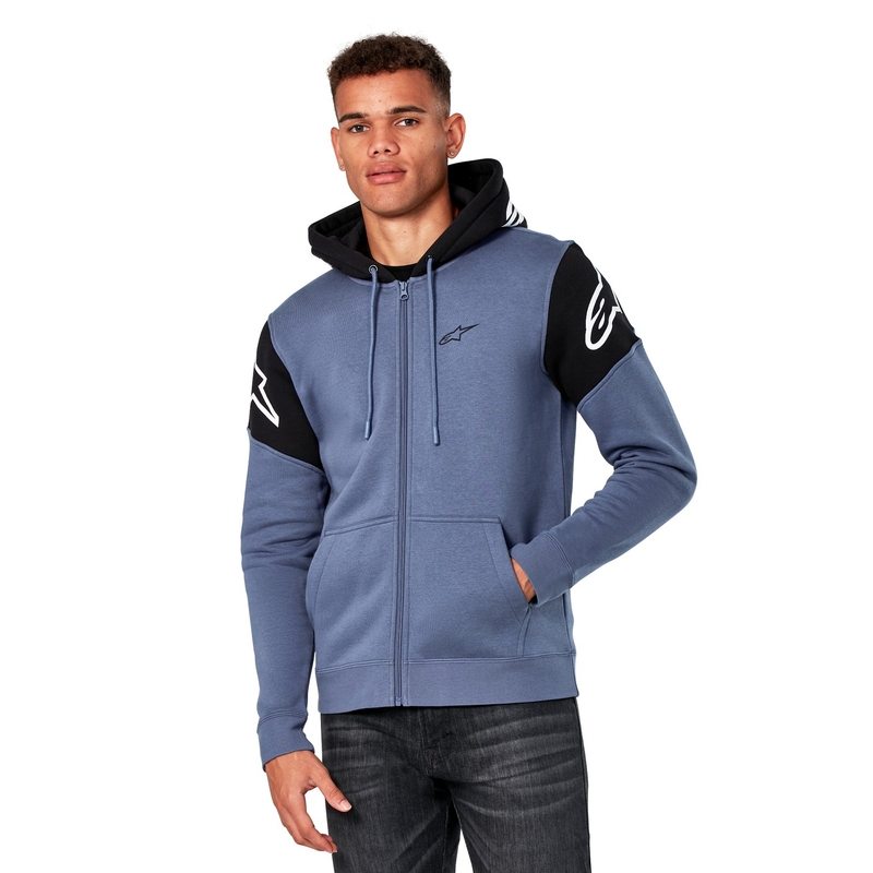 Mikina Alpinestars Velocity Hoodie modro-čierna