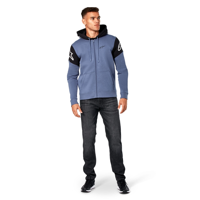 Mikina Alpinestars Velocity Hoodie modro-čierna