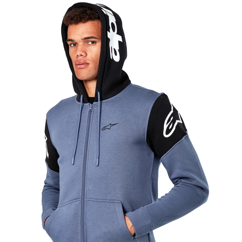 Mikina Alpinestars Velocity Hoodie modro-čierna