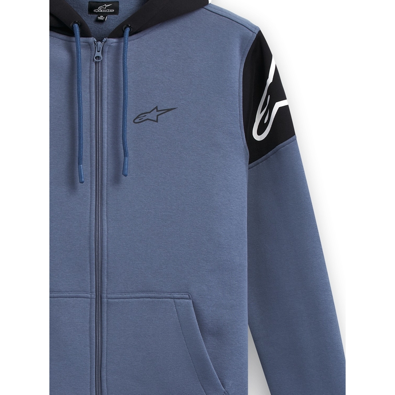 Mikina Alpinestars Velocity Hoodie modro-čierna