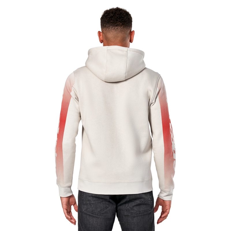 Mikina Alpinestars Arising Hoodie bielo offwhite-modro-červená