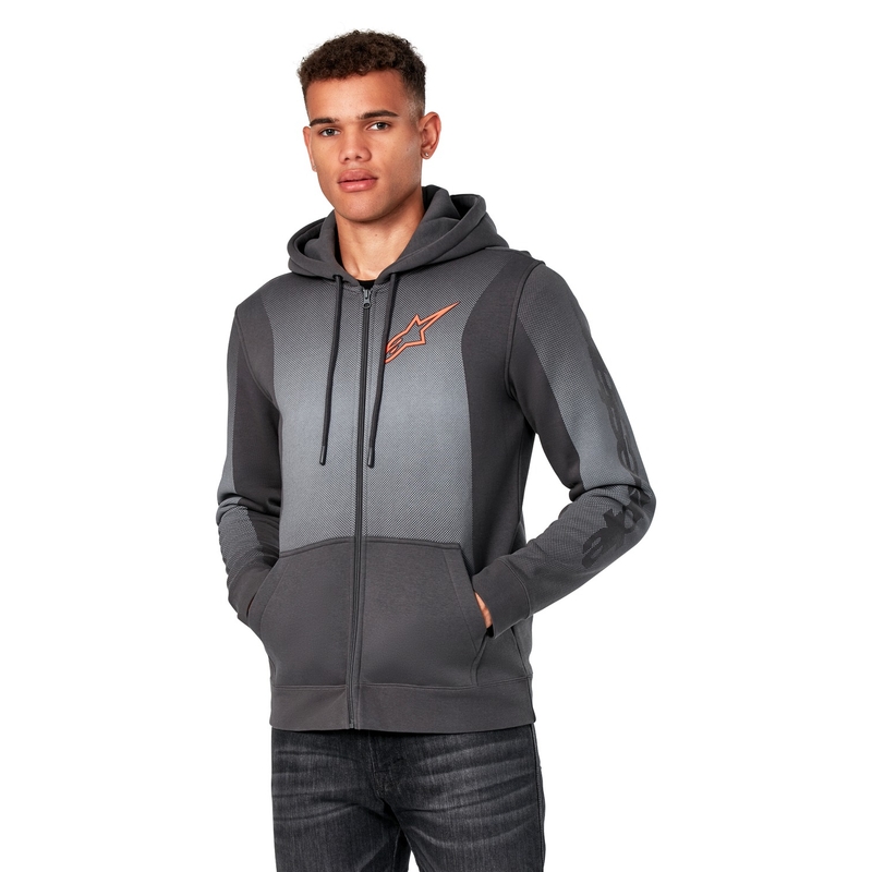 Mikina Alpinestars Arising Hoodie tmavo sivo-svetlo sivá