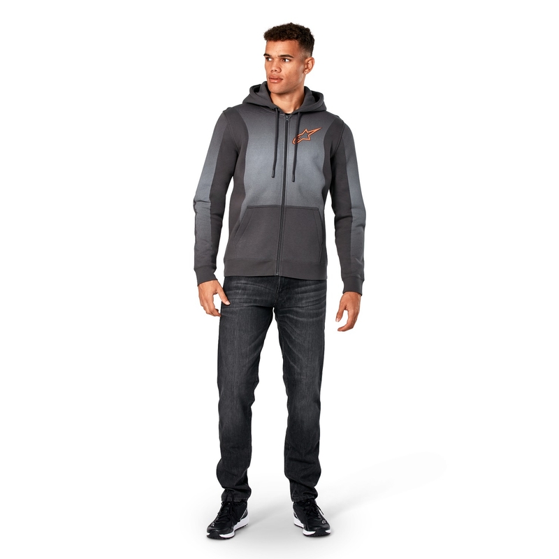 Mikina Alpinestars Arising Hoodie tmavo sivo-svetlo sivá