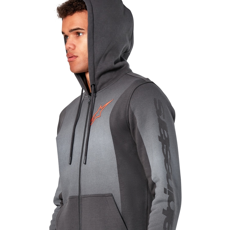 Mikina Alpinestars Arising Hoodie tmavo sivo-svetlo sivá