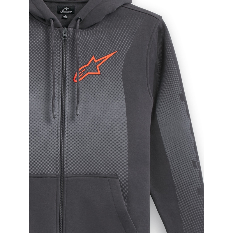 Mikina Alpinestars Arising Hoodie tmavo sivo-svetlo sivá