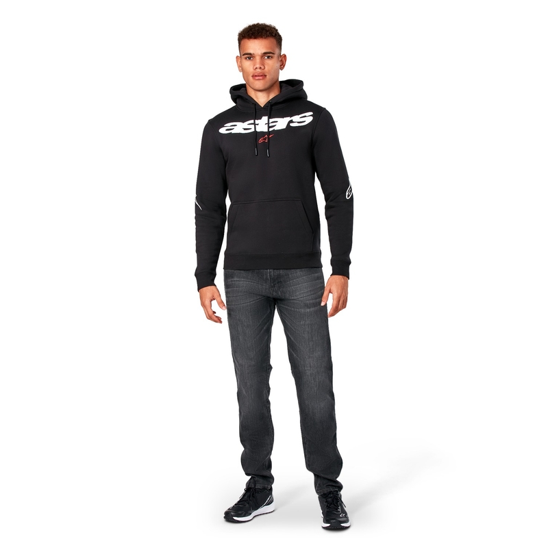 Mikina Alpinestars Elliptic Hoodie čierna