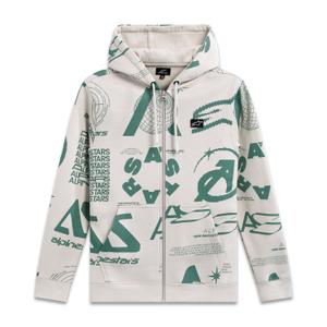 Mikina Alpinestars Determinant Hoodie biela offwhite