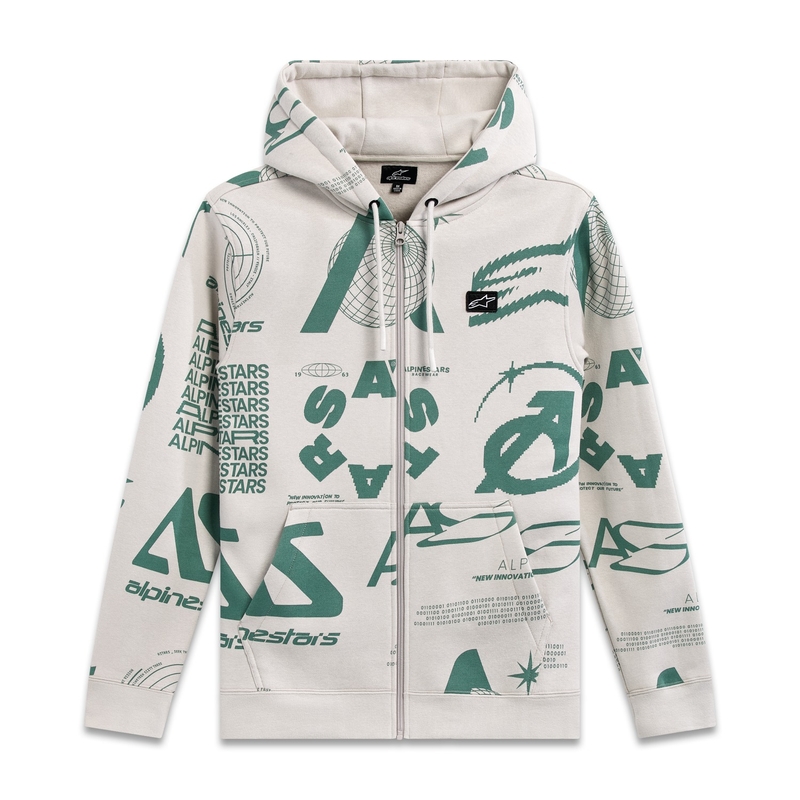 Mikina Alpinestars Determinant Hoodie biela offwhite