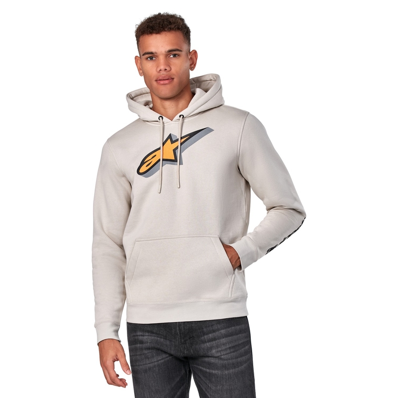 Mikina Alpinestars Quickness Hoodie biela offwhite