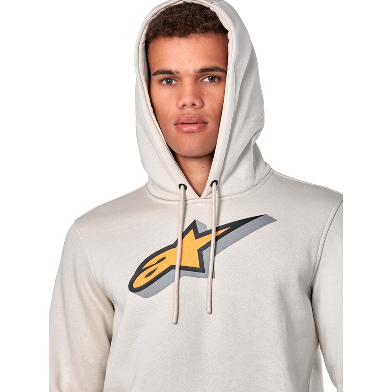 Mikina Alpinestars Quickness Hoodie biela offwhite