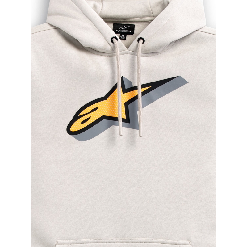 Mikina Alpinestars Quickness Hoodie biela offwhite