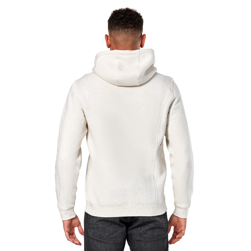 Mikina Alpinestars Substratus Hoodie svetlo sivá