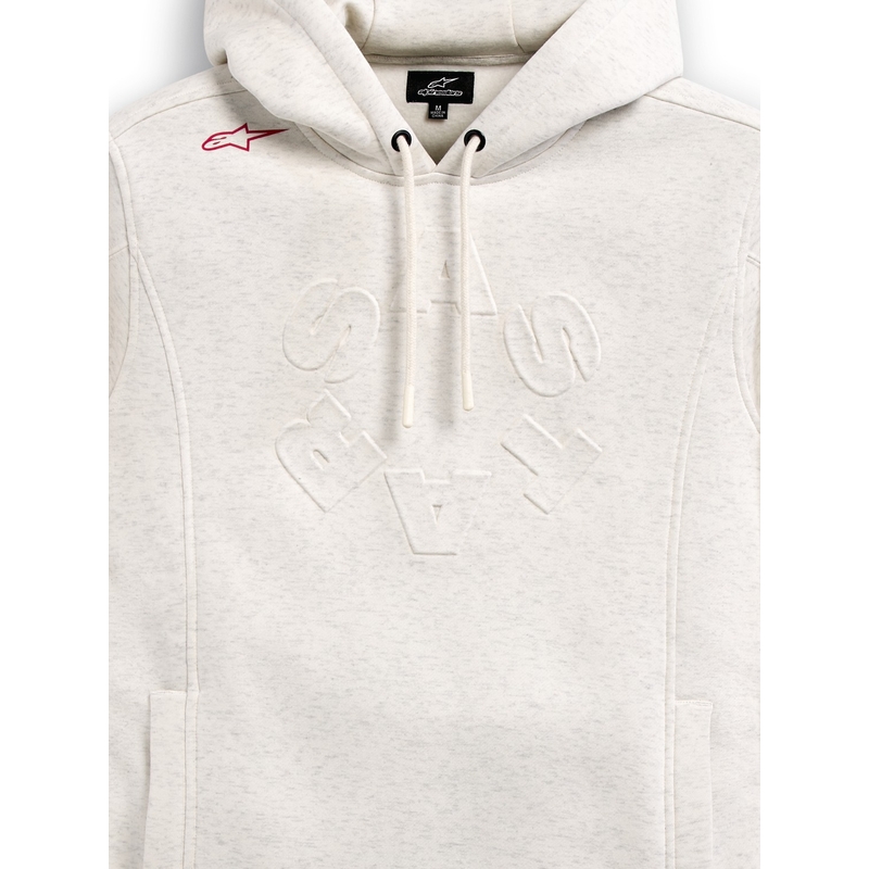 Mikina Alpinestars Substratus Hoodie svetlo sivá