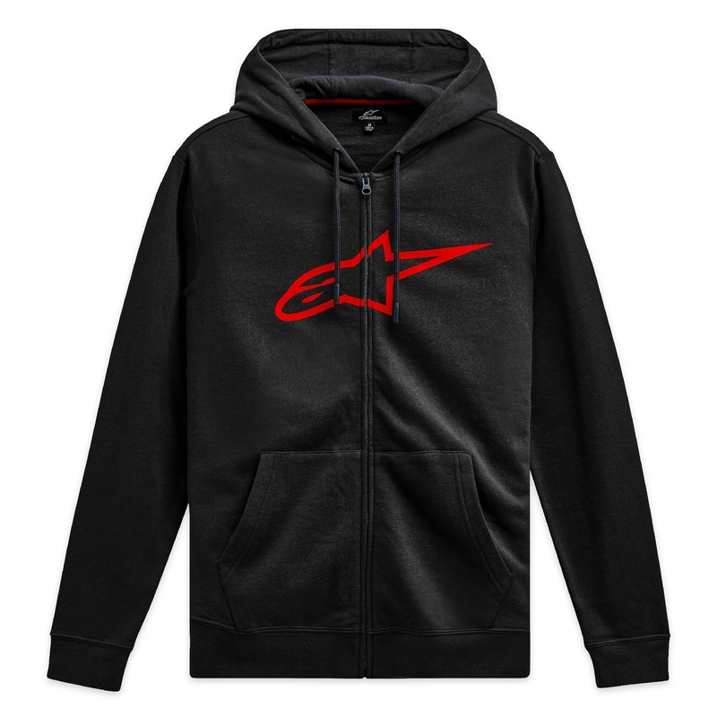 Mikina Alpinestars Ageless Zip Hoodie 3 čierno-červená
