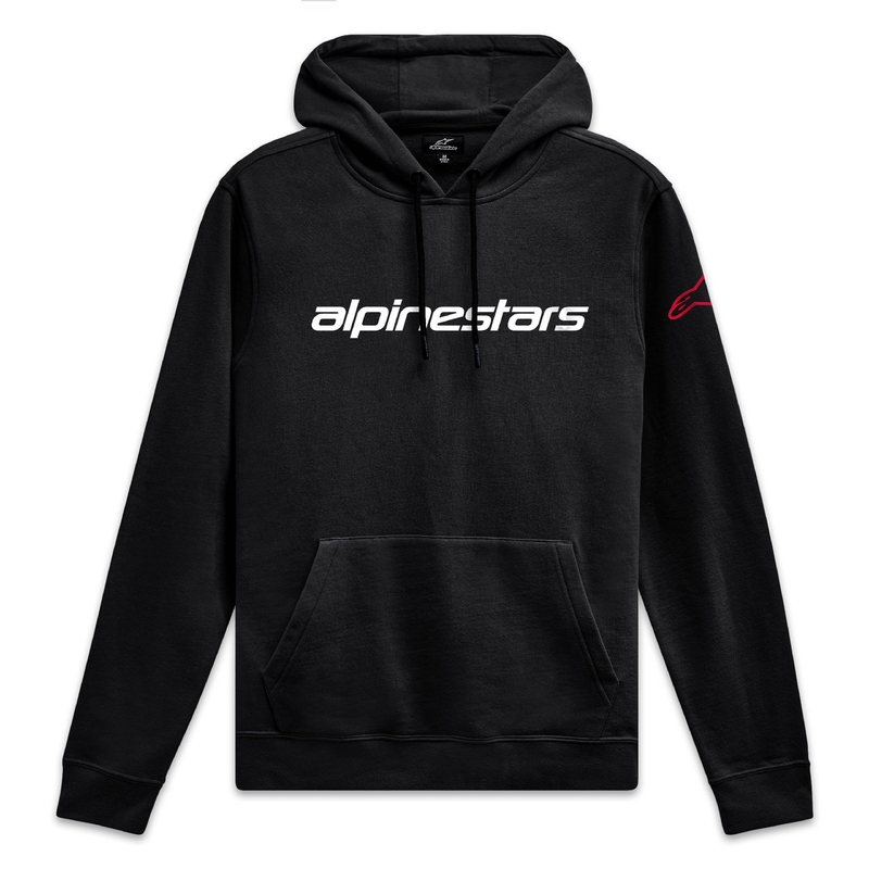 Mikina Alpinestars Wordmark Hoodie 3 čierno-bielo-červená