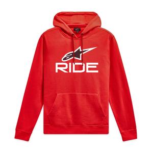 Mikina Alpinestars Ride 4.0 červeno-bielo-čierna