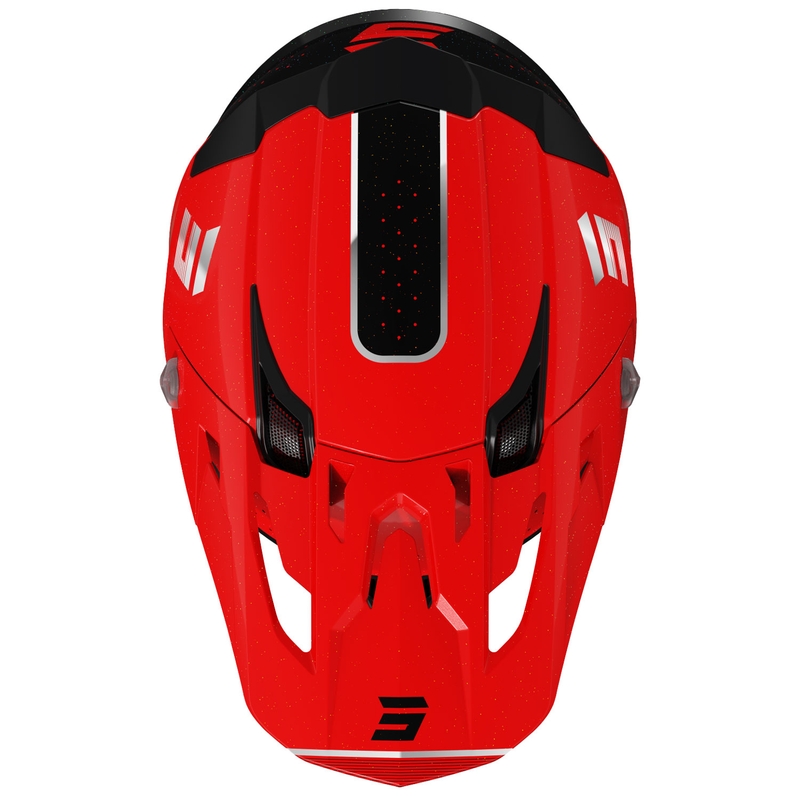 Motokrosová prilba Shot Core Honor červeno-čierno-perlová