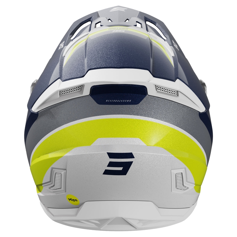 Motokrosová prilba Shot Core Custom modro-perlová