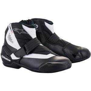 Topánky na motorku Alpinestars SMX-1 R čierno-biele