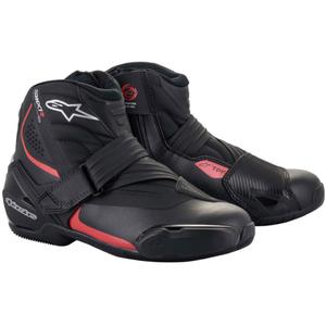 Topánky na motorku Alpinestars SMX-1 R čierno-červené