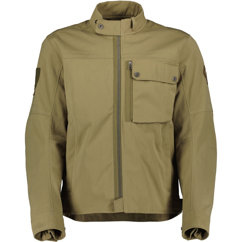 Bunda na motorku SCOTT JACKET VINTAGE COVERT zelená