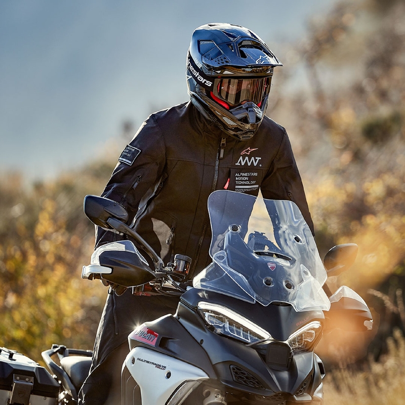 Bunda na motorku Alpinestars AMT-8 Stretch Drystar XF čierna