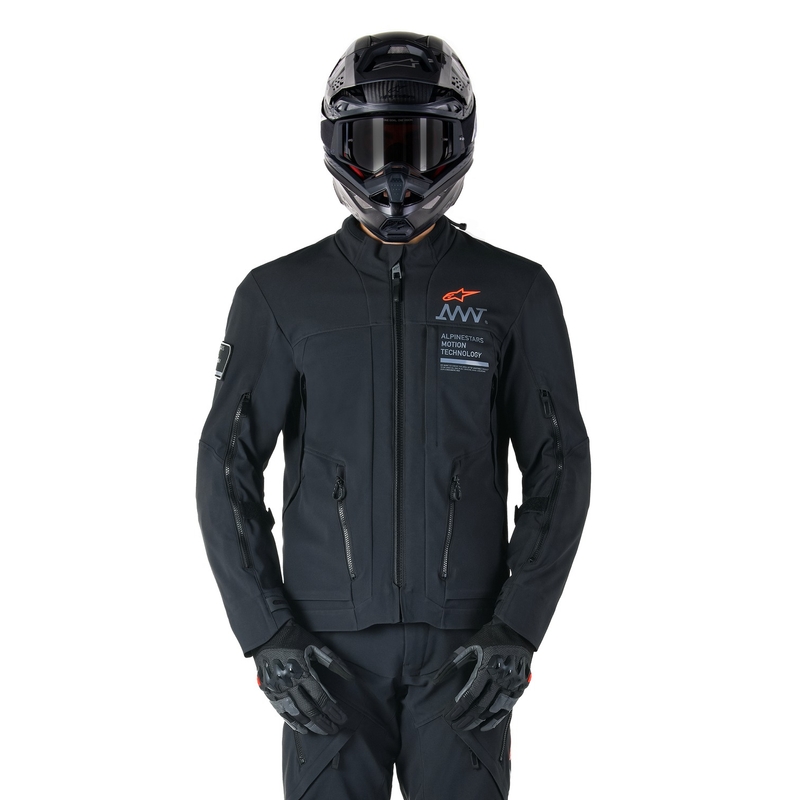 Bunda na motorku Alpinestars AMT-8 Stretch Drystar XF čierna