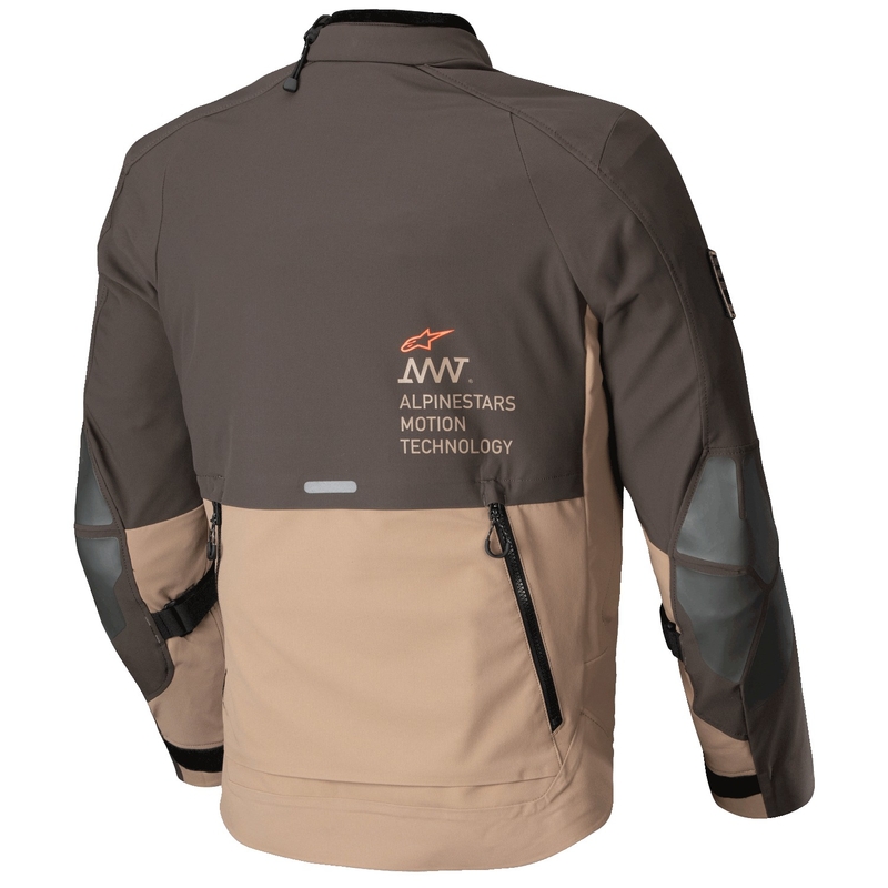 Bunda na motorku Alpinestars AMT-8 Stretch Drystar XF hnedo-khaki