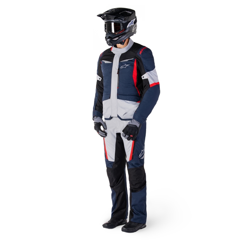 Bunda na motorku Alpinestars ST-1 Waterproof tmavo modro-čierno-červená