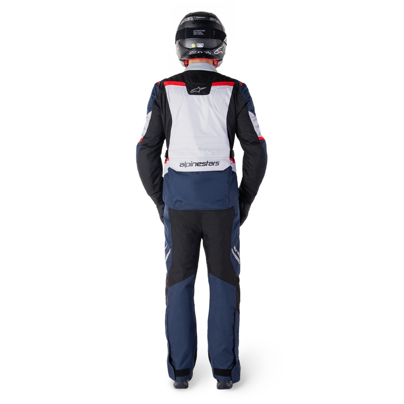 Bunda na motorku Alpinestars ST-1 Waterproof tmavo modro-čierno-červená
