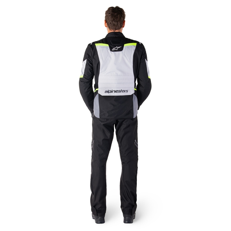 Bunda na motorku Alpinestars ST-1 Waterproof šedo-čierno-fluo žltá