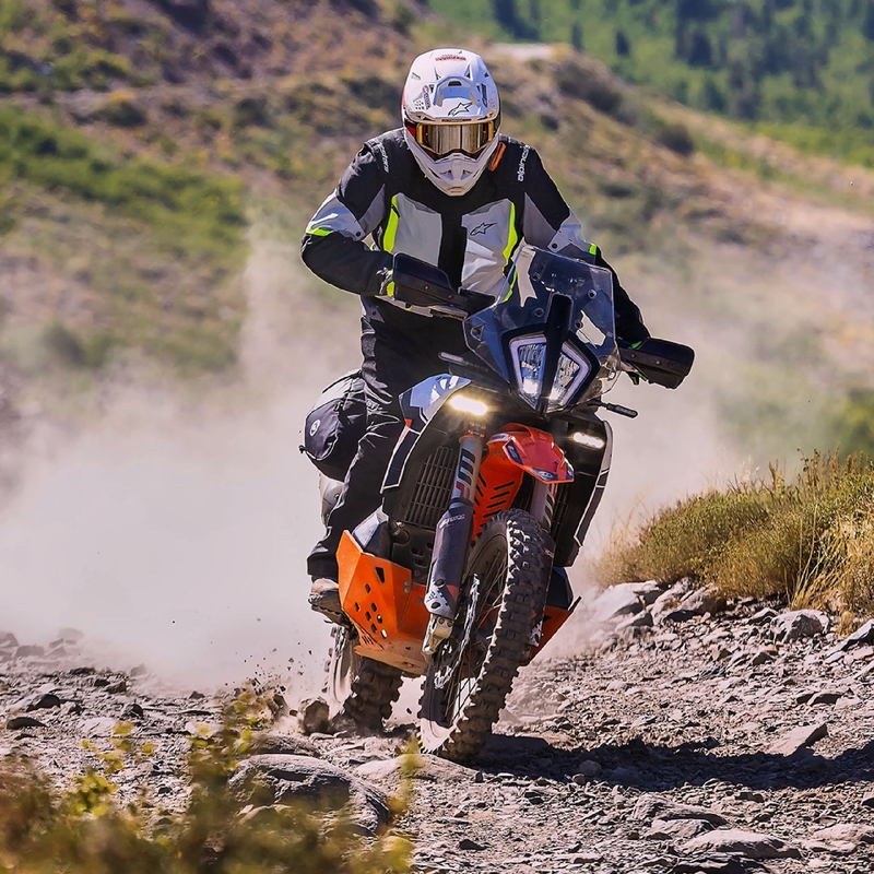 Bunda na motorku Alpinestars ST-1 Waterproof šedo-čierno-fluo žltá